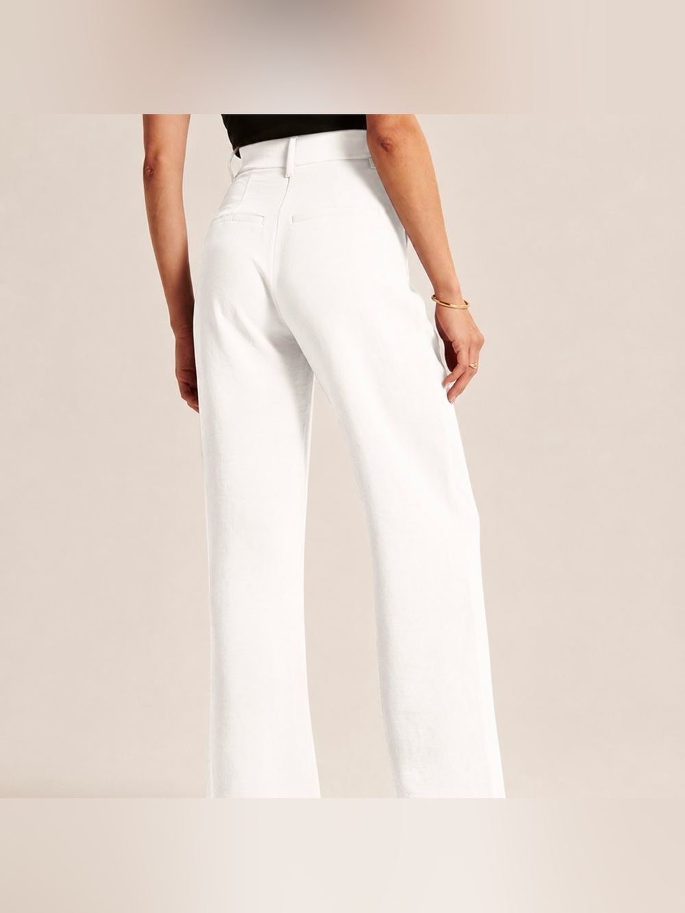 A&F Sloane Tailored Premium Crepe Pant - Picture 3 of 7